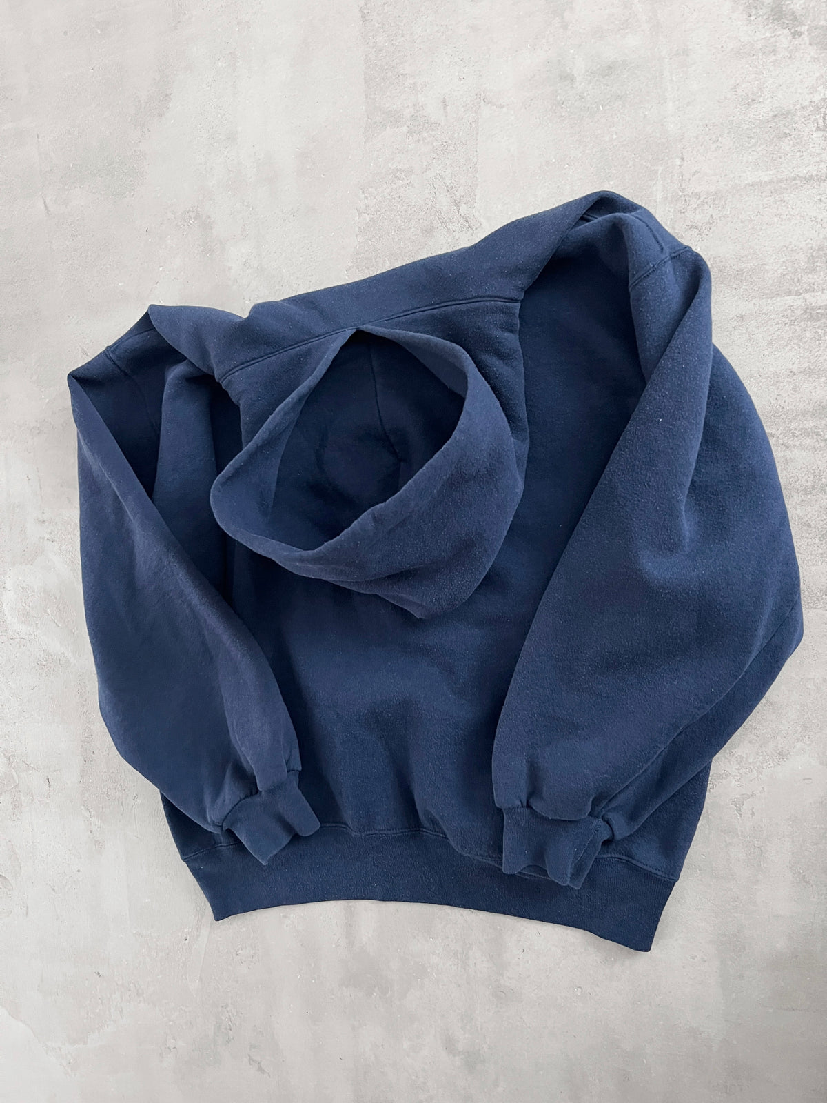 NAVY UCLA RUSSELL HOODIE - 1990S - L