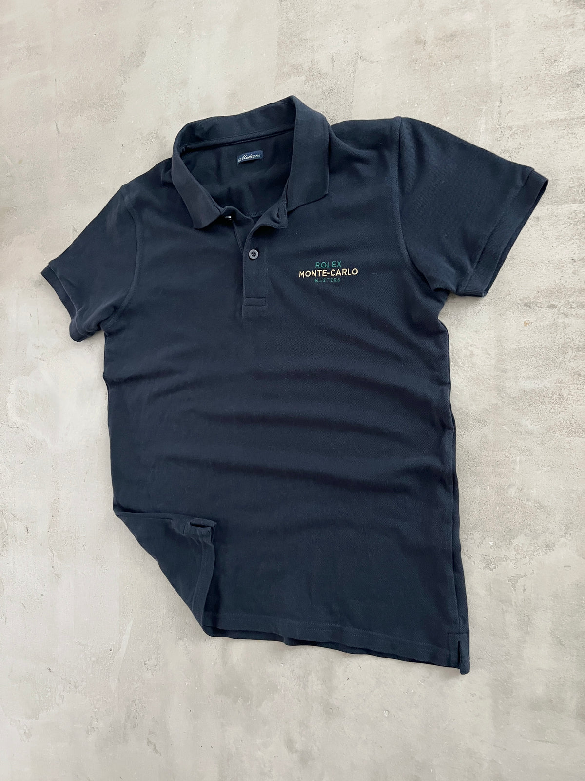 NAVY ROLEX MONTE CARLO TENNIS POLO - 2000S - S/M