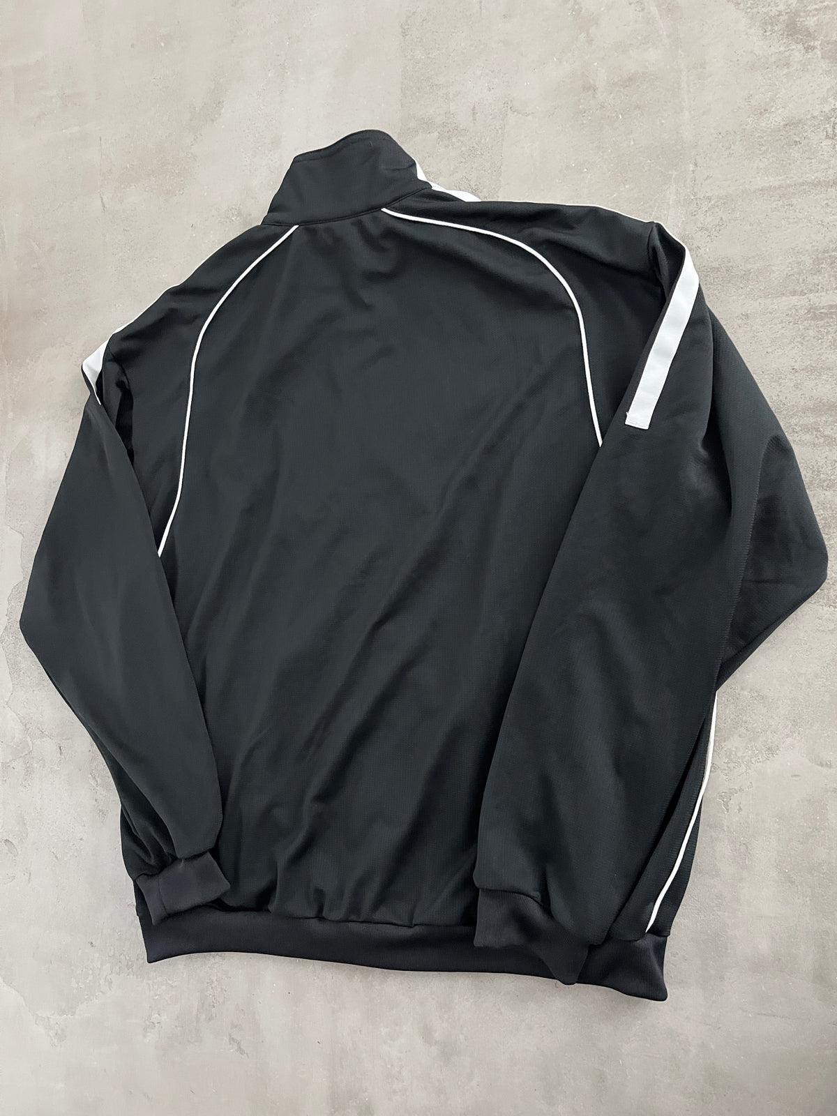 BLACK NIKE TRACK JACKET - 2000S - XL