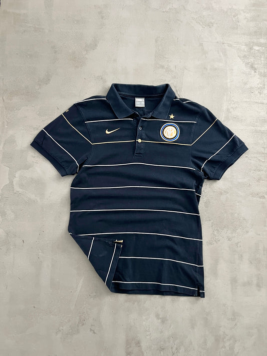 NAVY INTER MILAN NIKE POLO - 2000S - M/S