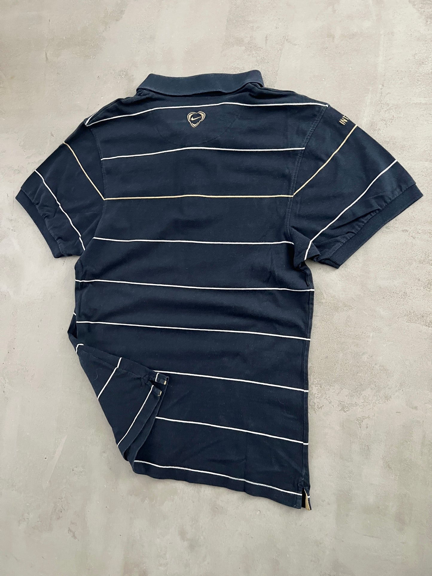 NAVY INTER MILAN NIKE POLO - 2000S - M/S