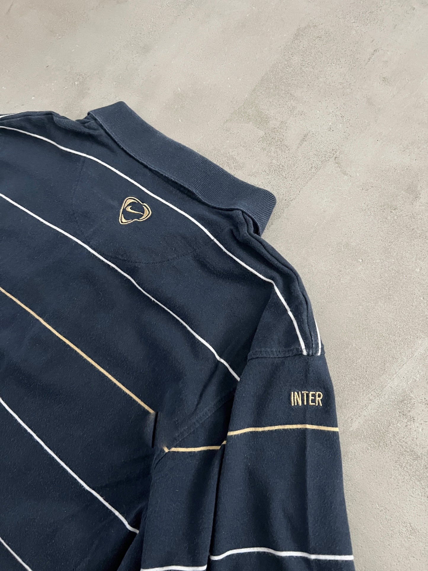 NAVY INTER MILAN NIKE POLO - 2000S - M/S