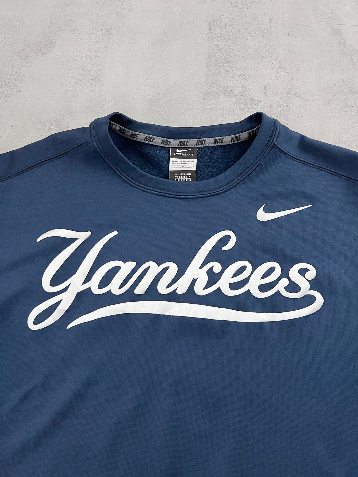NAVY YANKEES NIKE LONGSLEEVE - 2000S - L/M