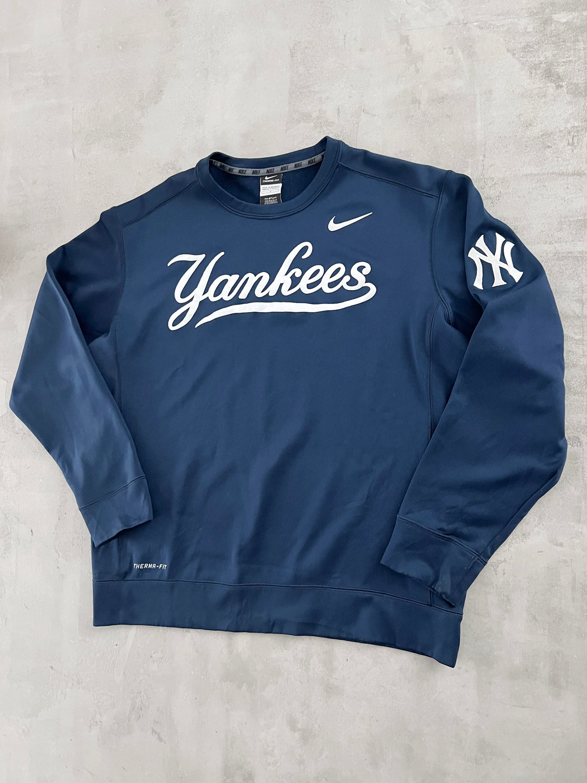 NAVY YANKEES NIKE LONGSLEEVE - 2000S - L/M