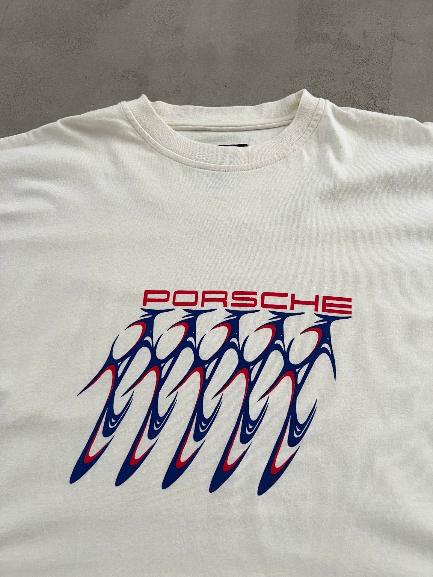 WHITE PORSCHE 911 GT1 LE MANS TEE - 1998 - XL/L