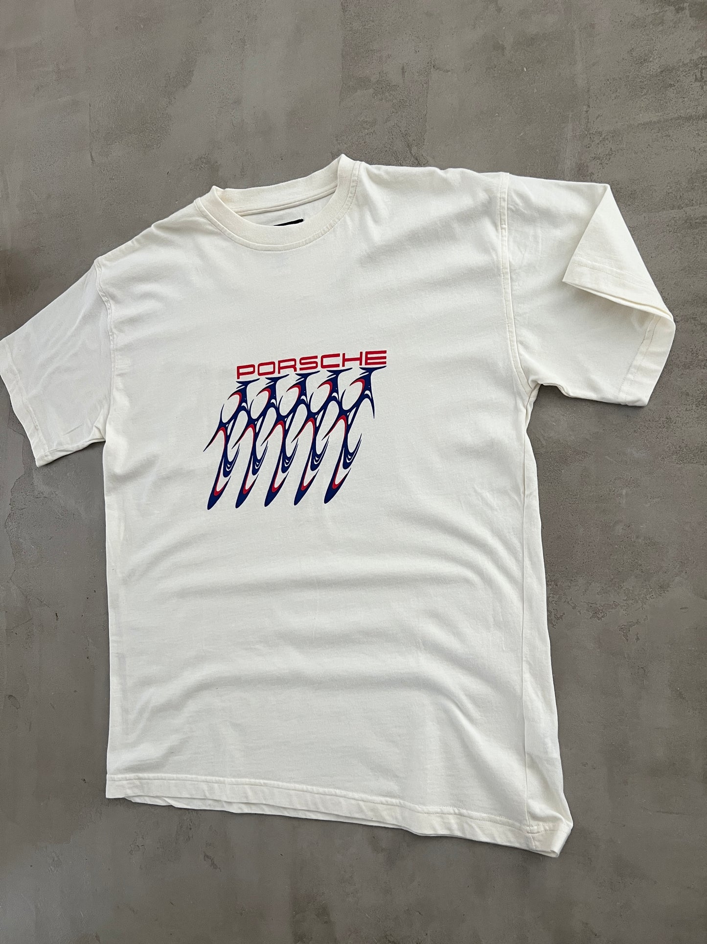 WHITE PORSCHE 911 GT1 LE MANS TEE - 1998 - XL/L