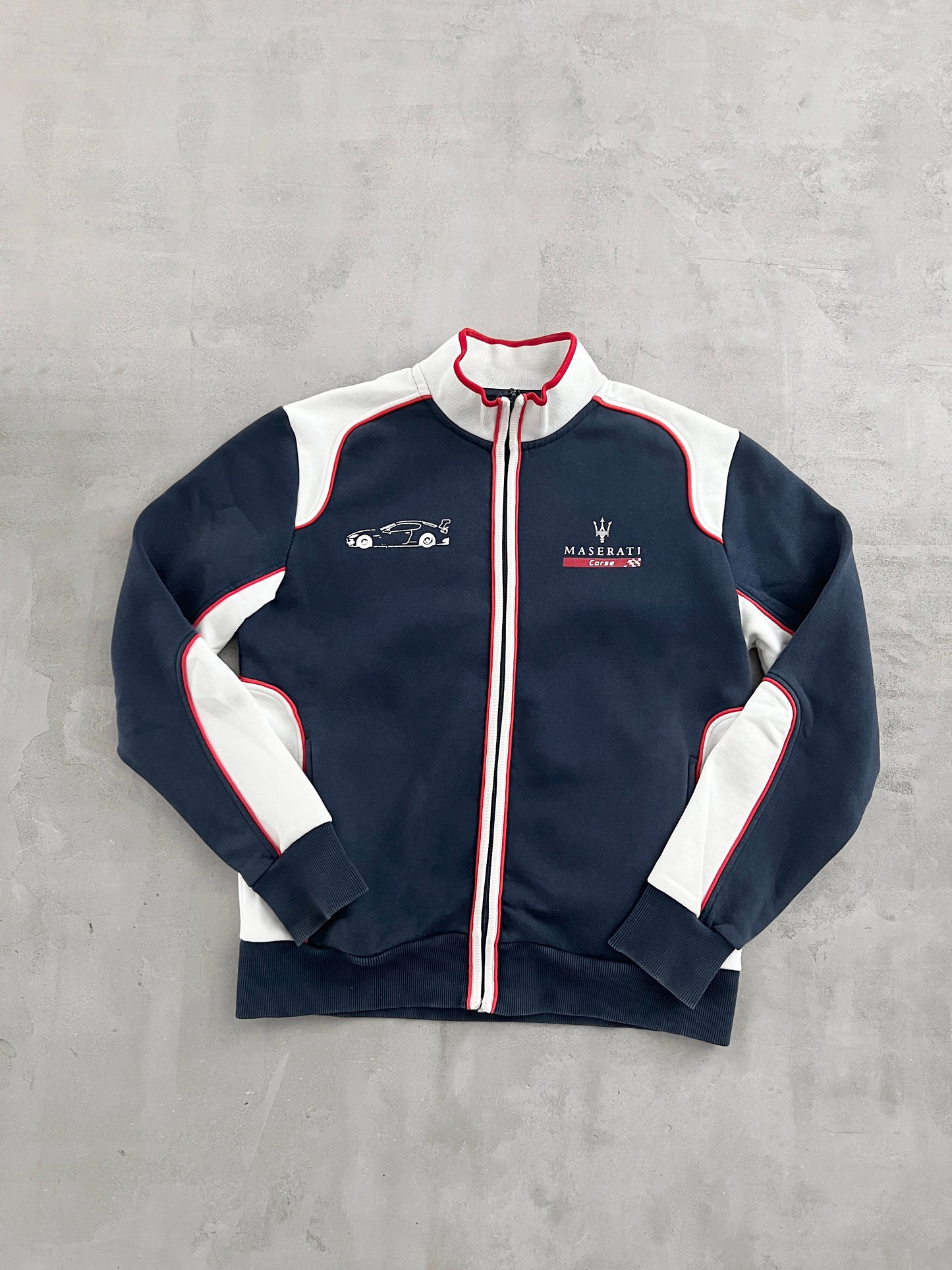 NAVY MASERATI JACKET - 2000S - M