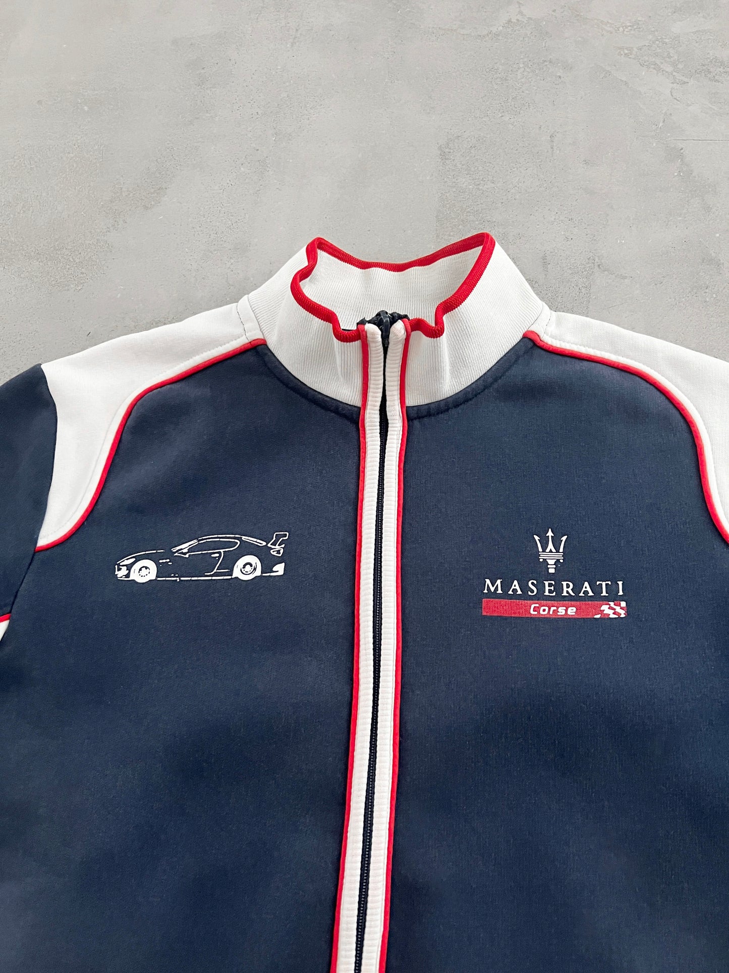 NAVY MASERATI JACKET - 2000S - M