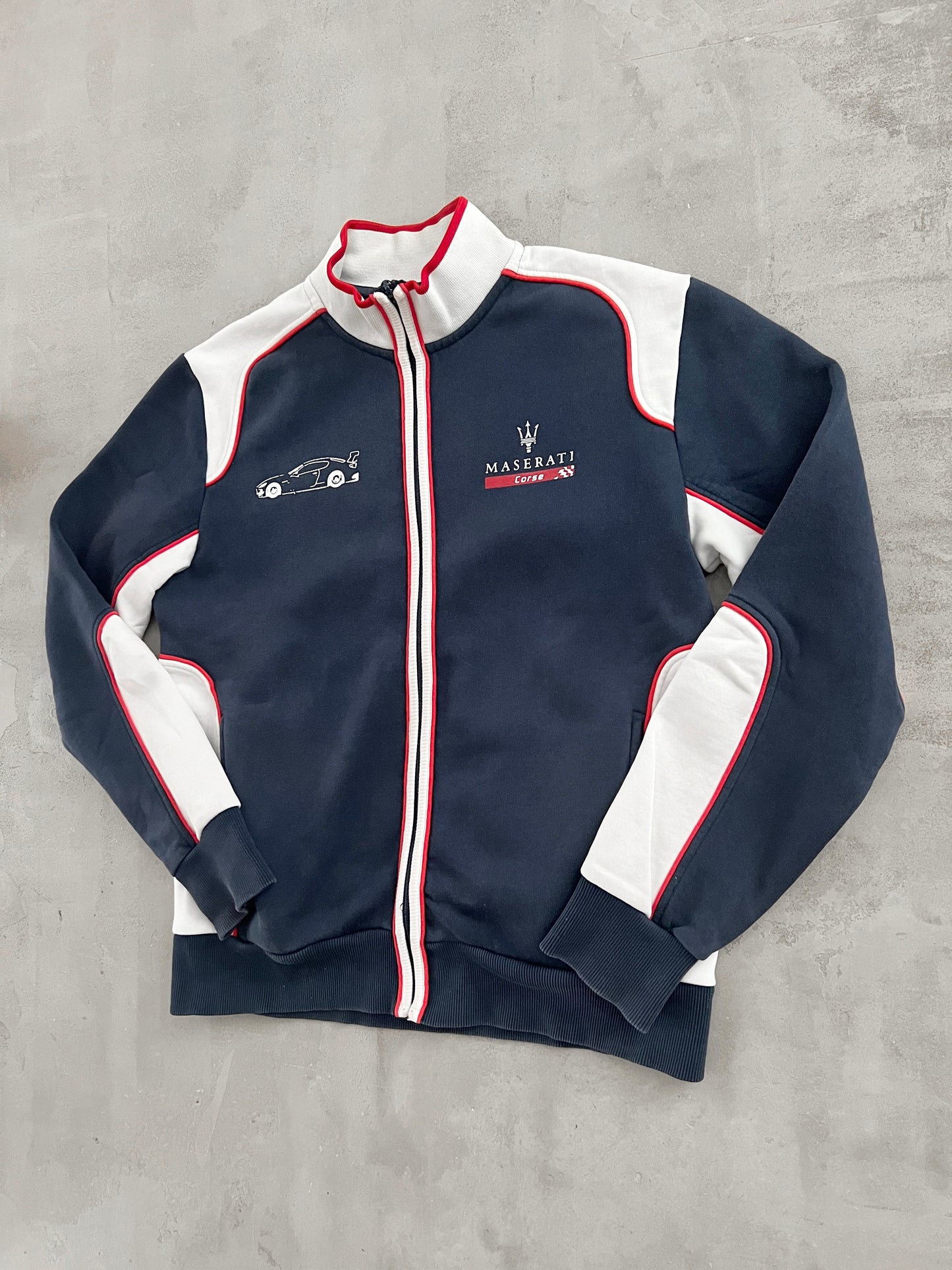 NAVY MASERATI JACKET - 2000S - M