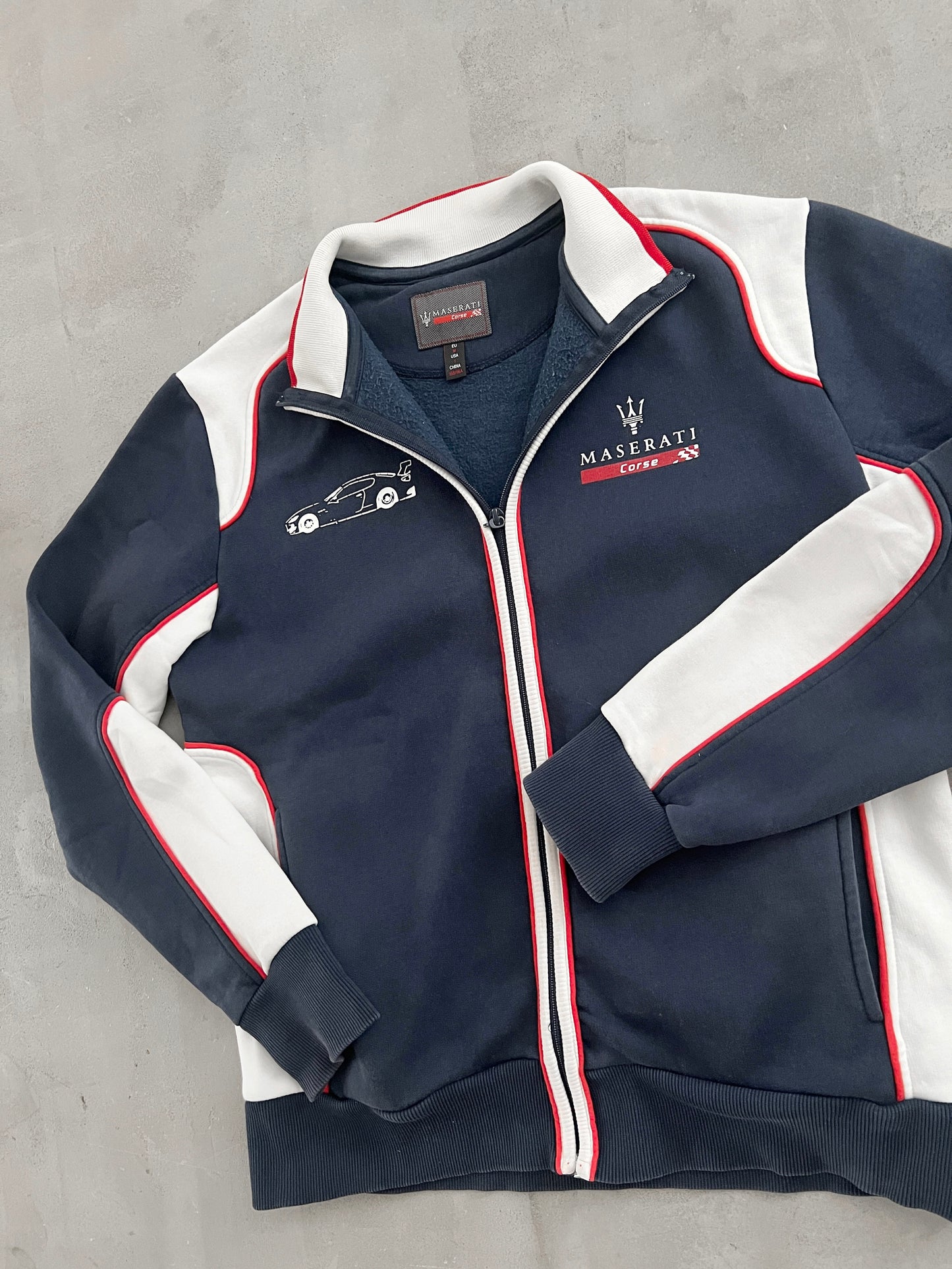 NAVY MASERATI JACKET - 2000S - M