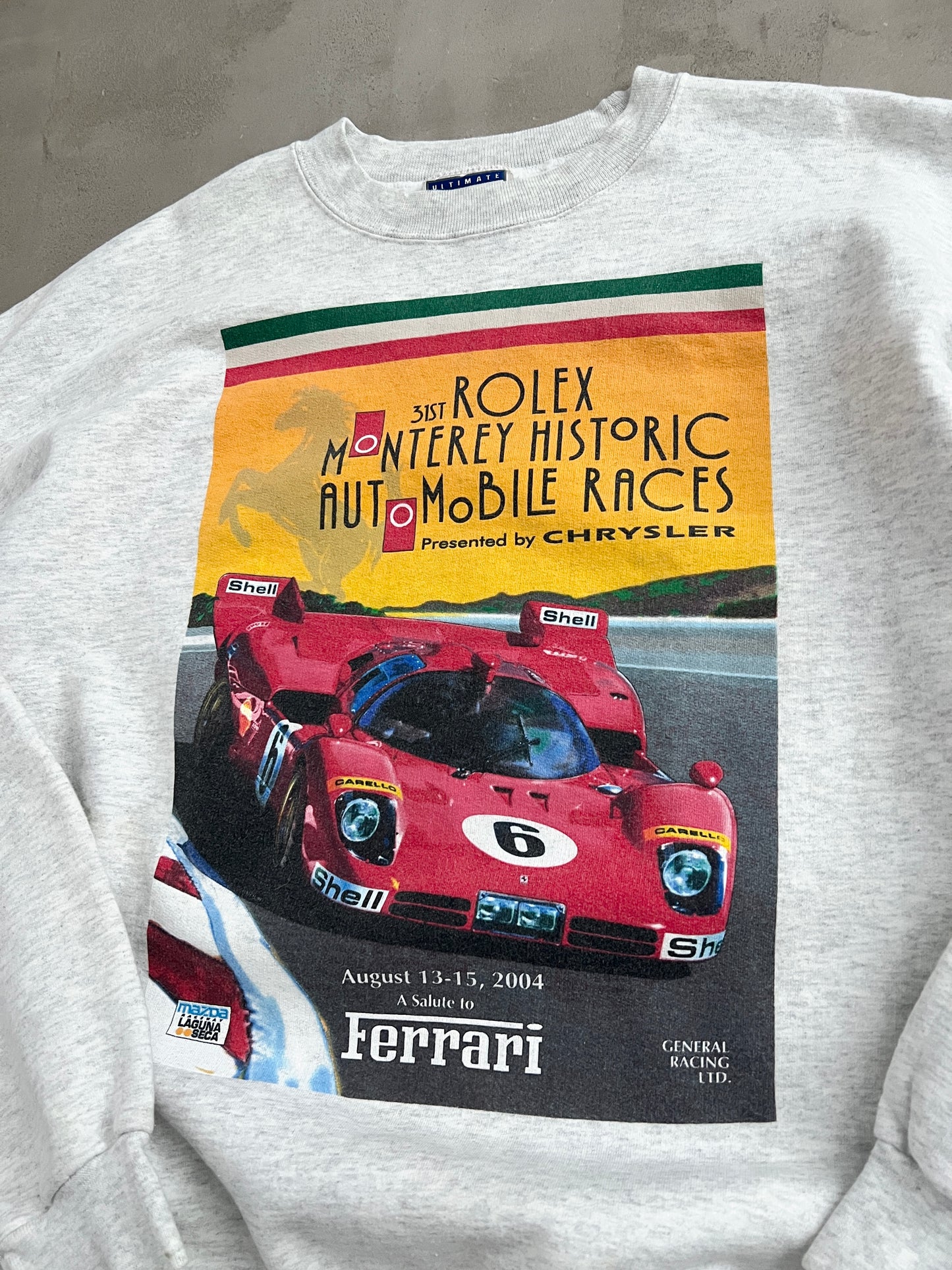 GREY FERRARI X ROLEX SWEATER - 2004 - XL/L