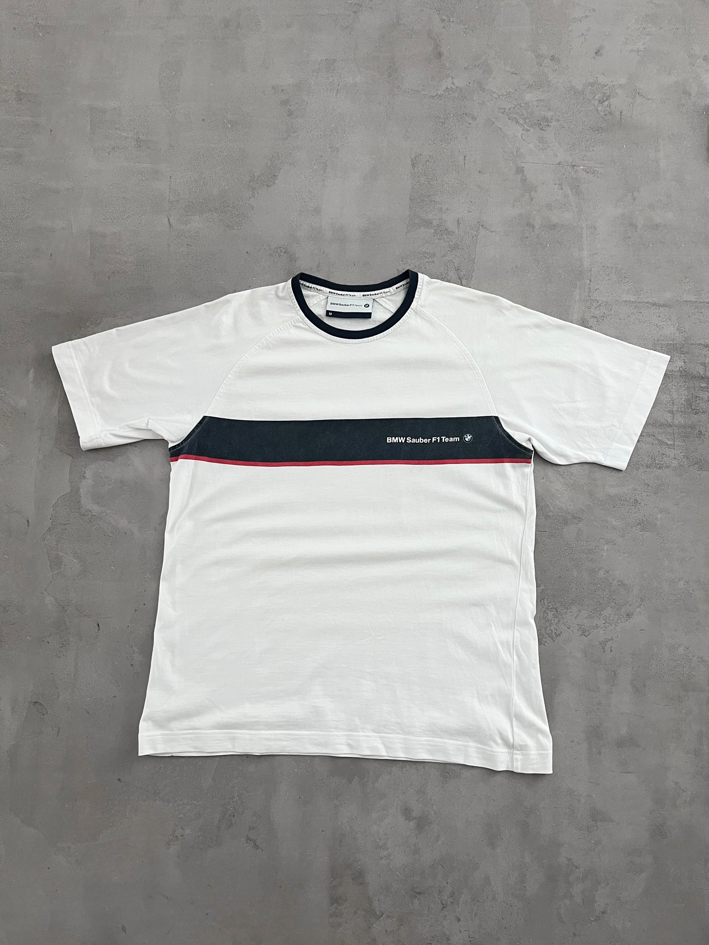 WHITE BMW F1 TEE - 2000S - M