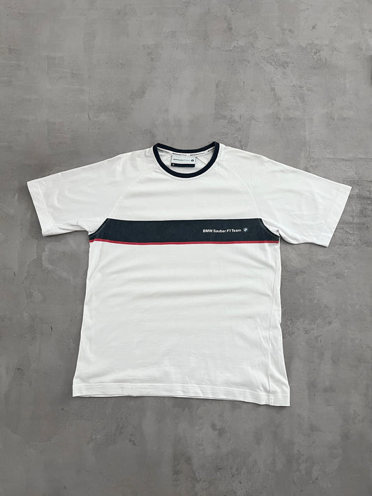 WHITE BMW F1 TEE - 2000S - M
