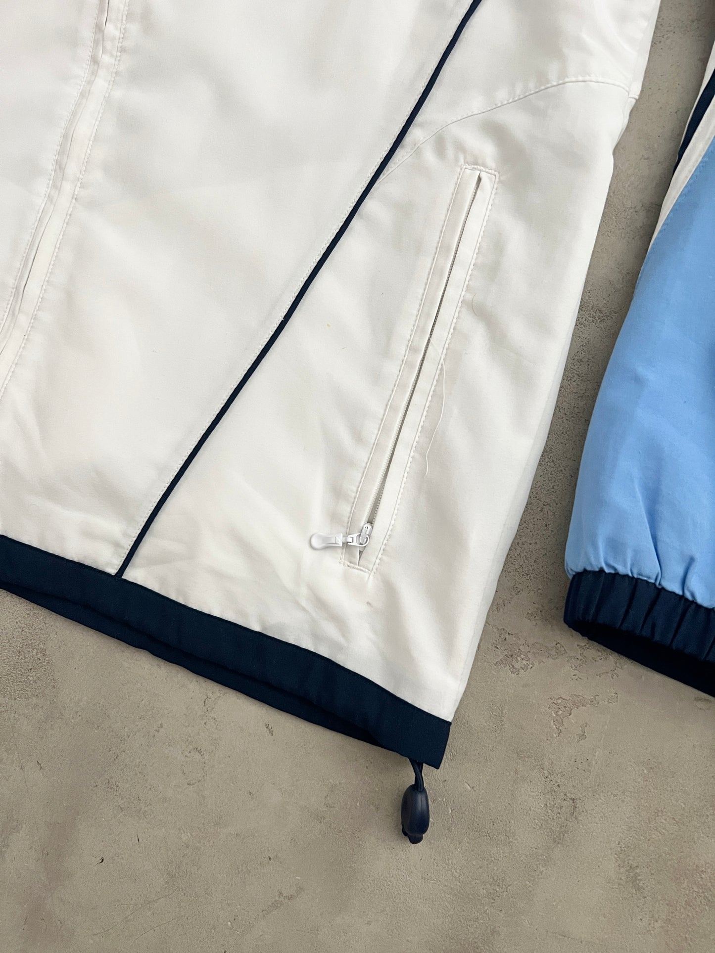 NAVY REAL MADRID TRACK JACKET - 2000S - M