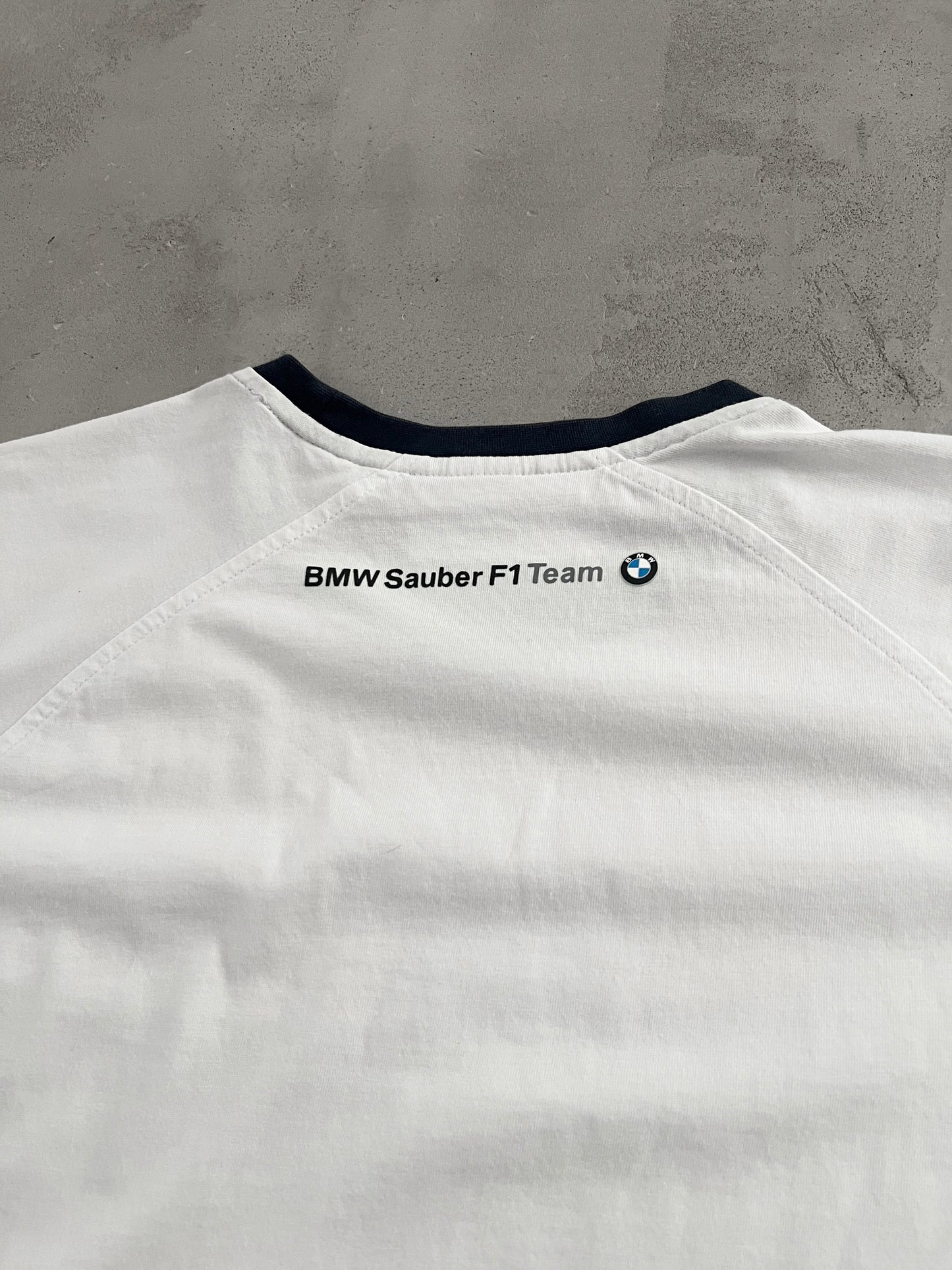 WHITE BMW F1 TEE - 2000S - M
