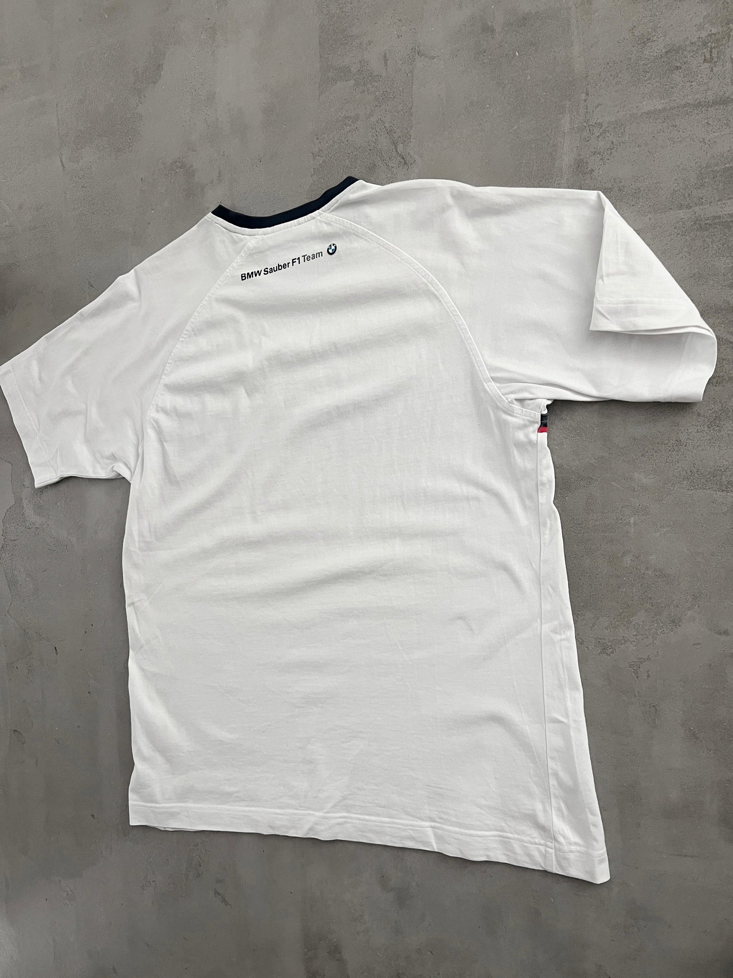 WHITE BMW F1 TEE - 2000S - M