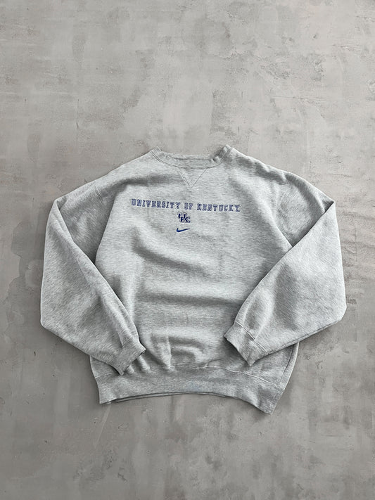 GREY KENTUCKY NIKE SWEATER - 2000S - M