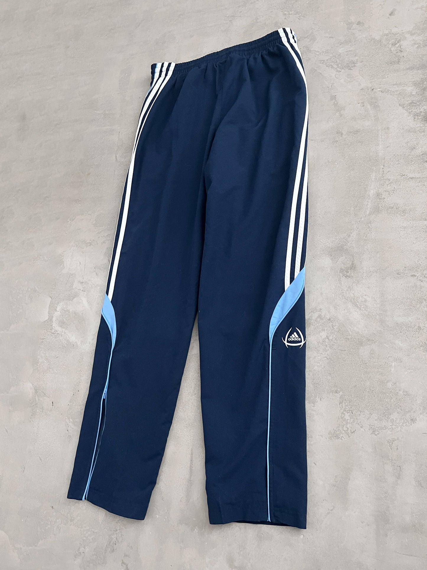 NAVY REAL MADRID TRACK PANTS - 2000S - M