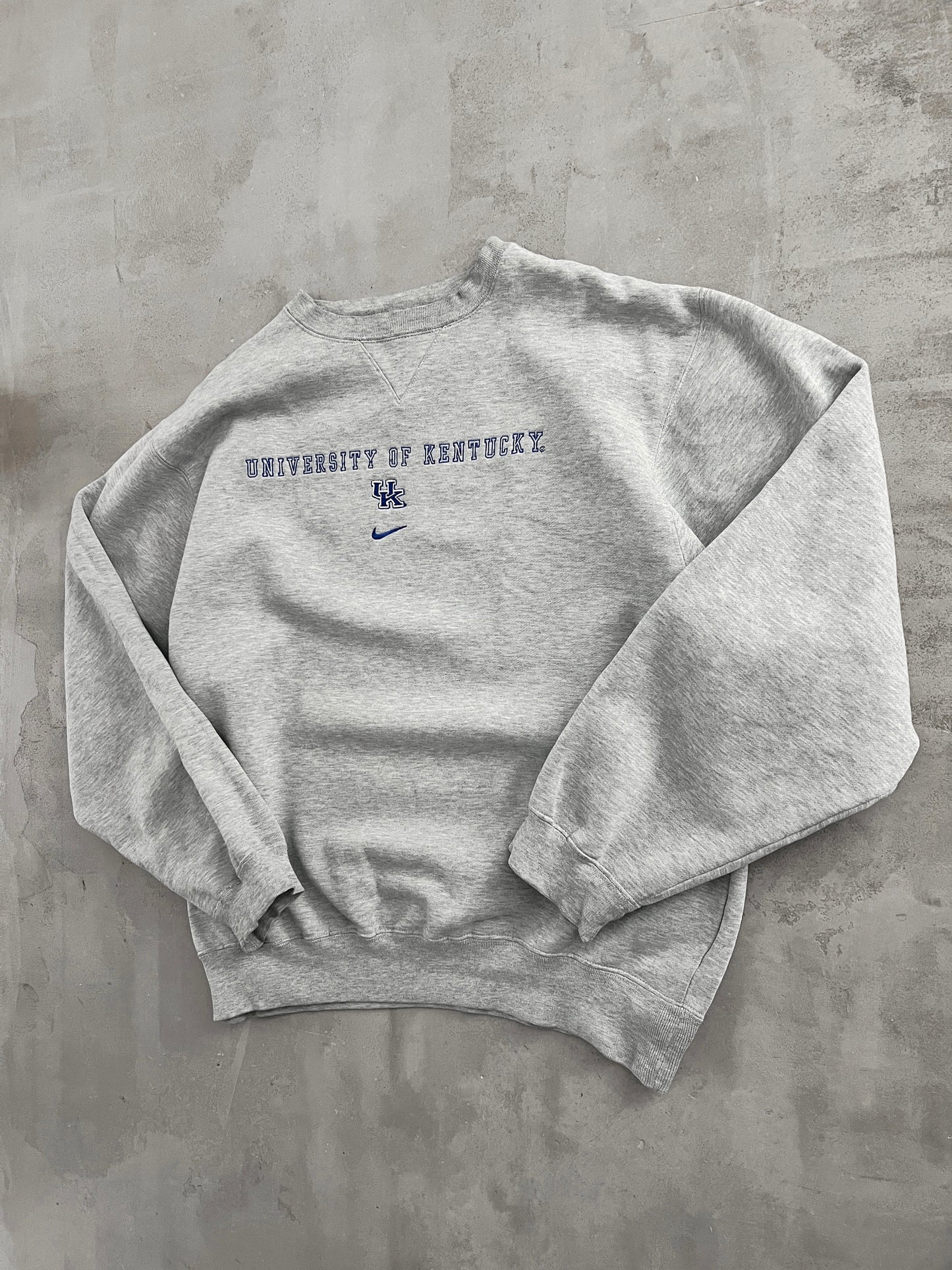 GREY KENTUCKY NIKE SWEATER - 2000S - M