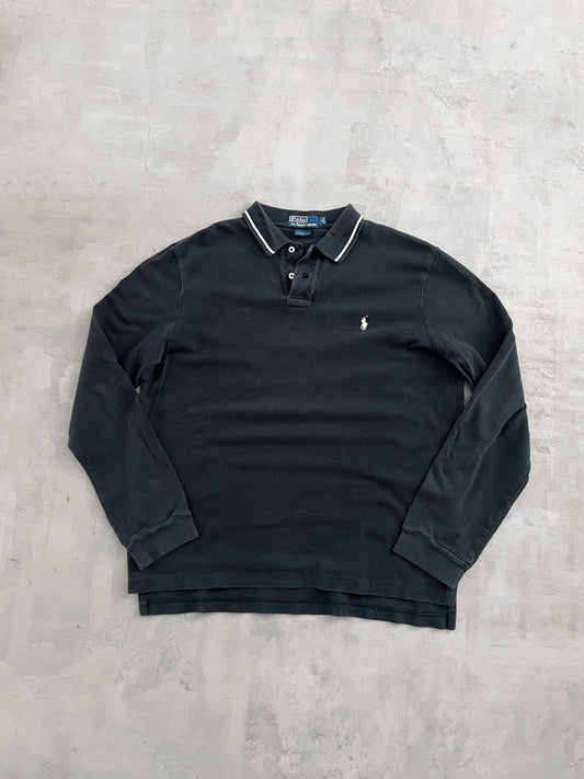 BLACK RALPH LAUREN LONGSLEEVE - 2000S - M