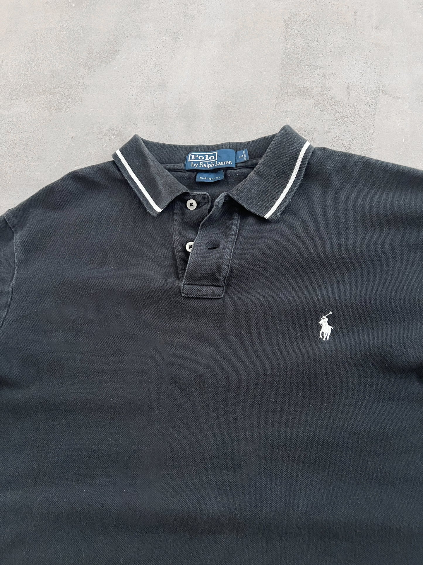 BLACK RALPH LAUREN LONGSLEEVE - 2000S - M