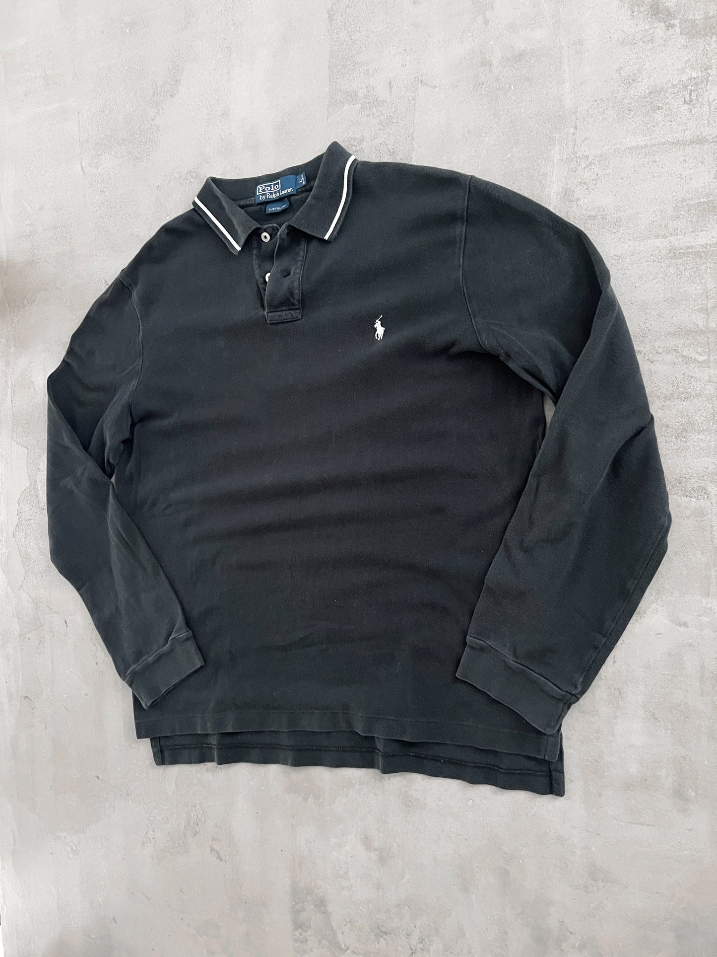 BLACK RALPH LAUREN LONGSLEEVE - 2000S - M