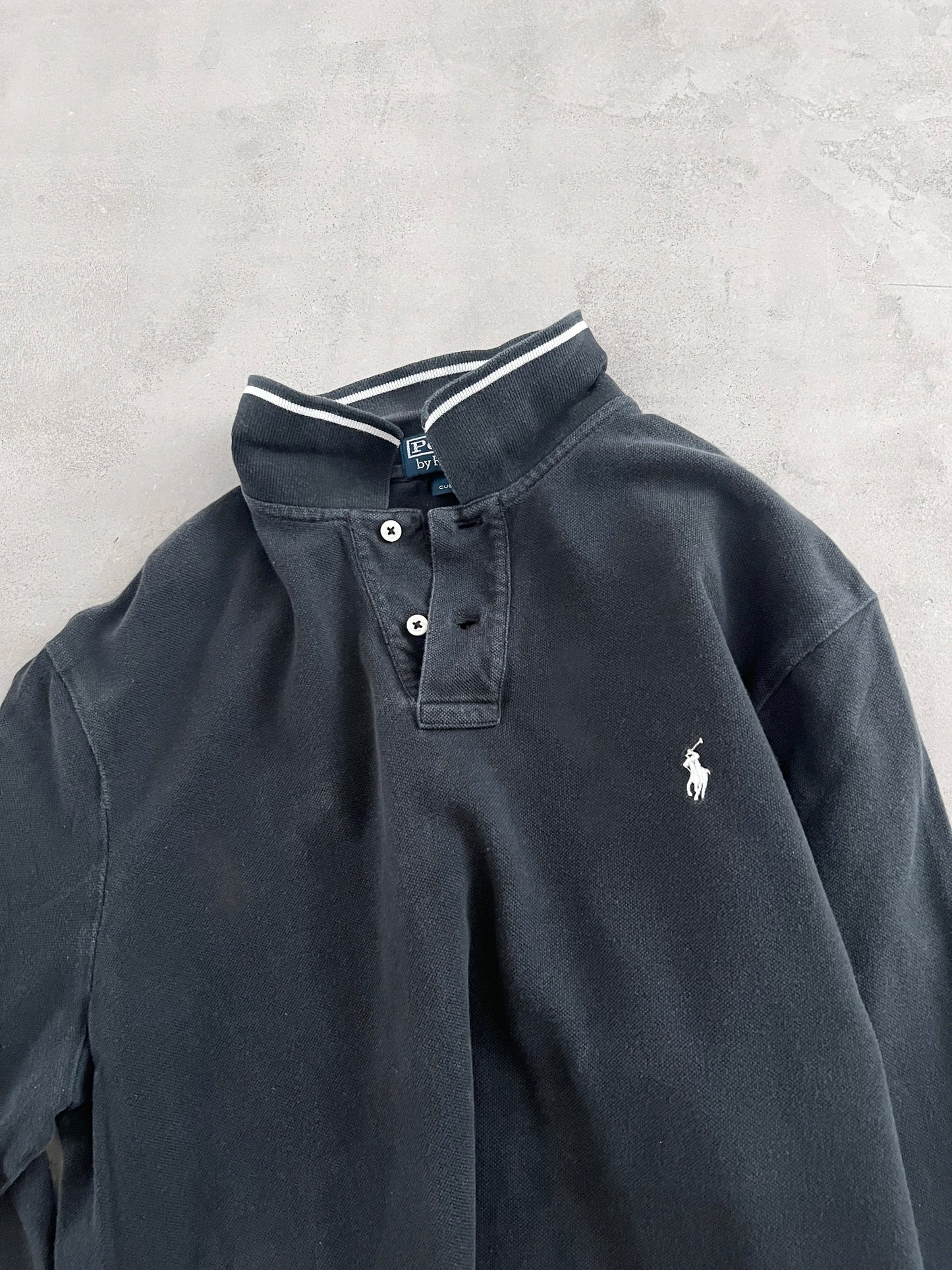 BLACK RALPH LAUREN LONGSLEEVE - 2000S - M
