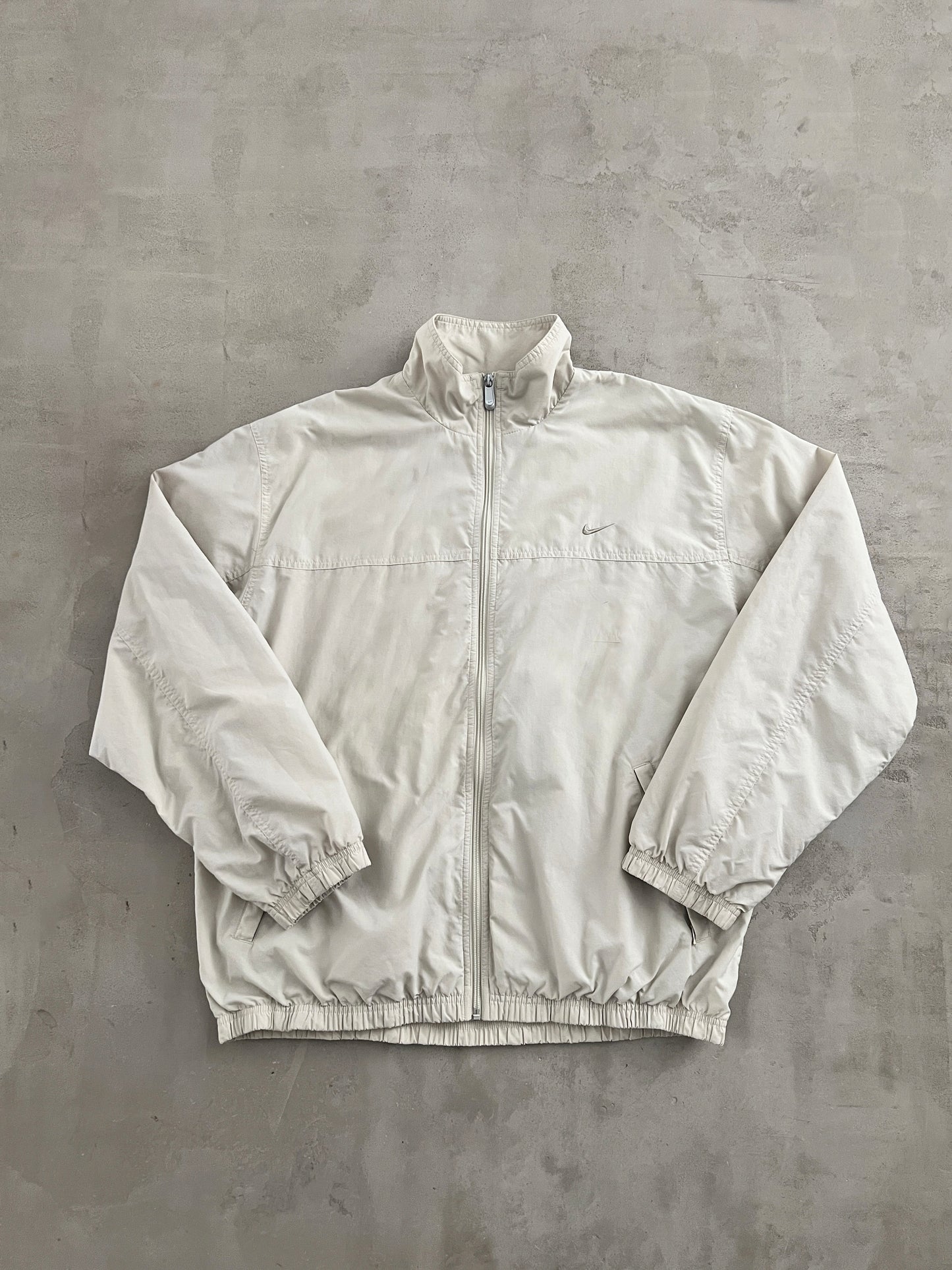 CREME NIKE TRACK JACKET - 2000S - L