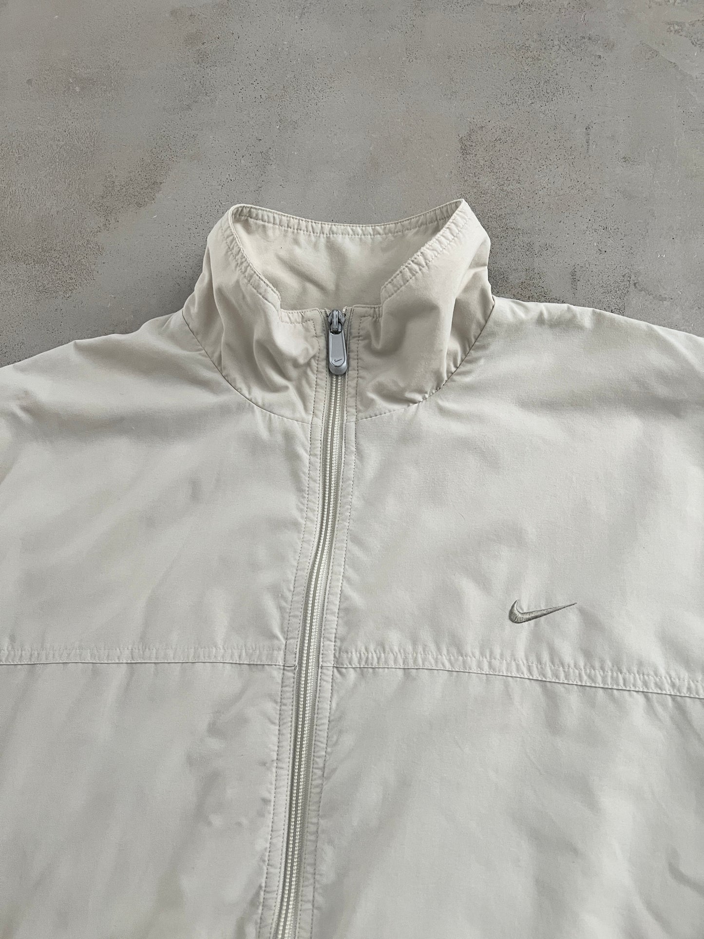 CREME NIKE TRACK JACKET - 2000S - L