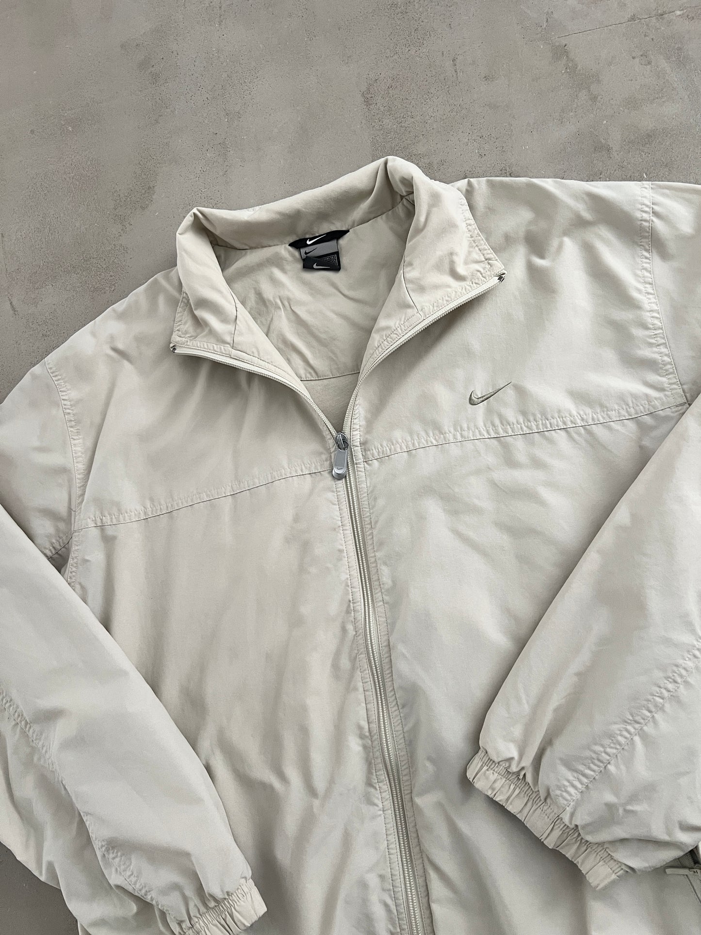 CREME NIKE TRACK JACKET - 2000S - L