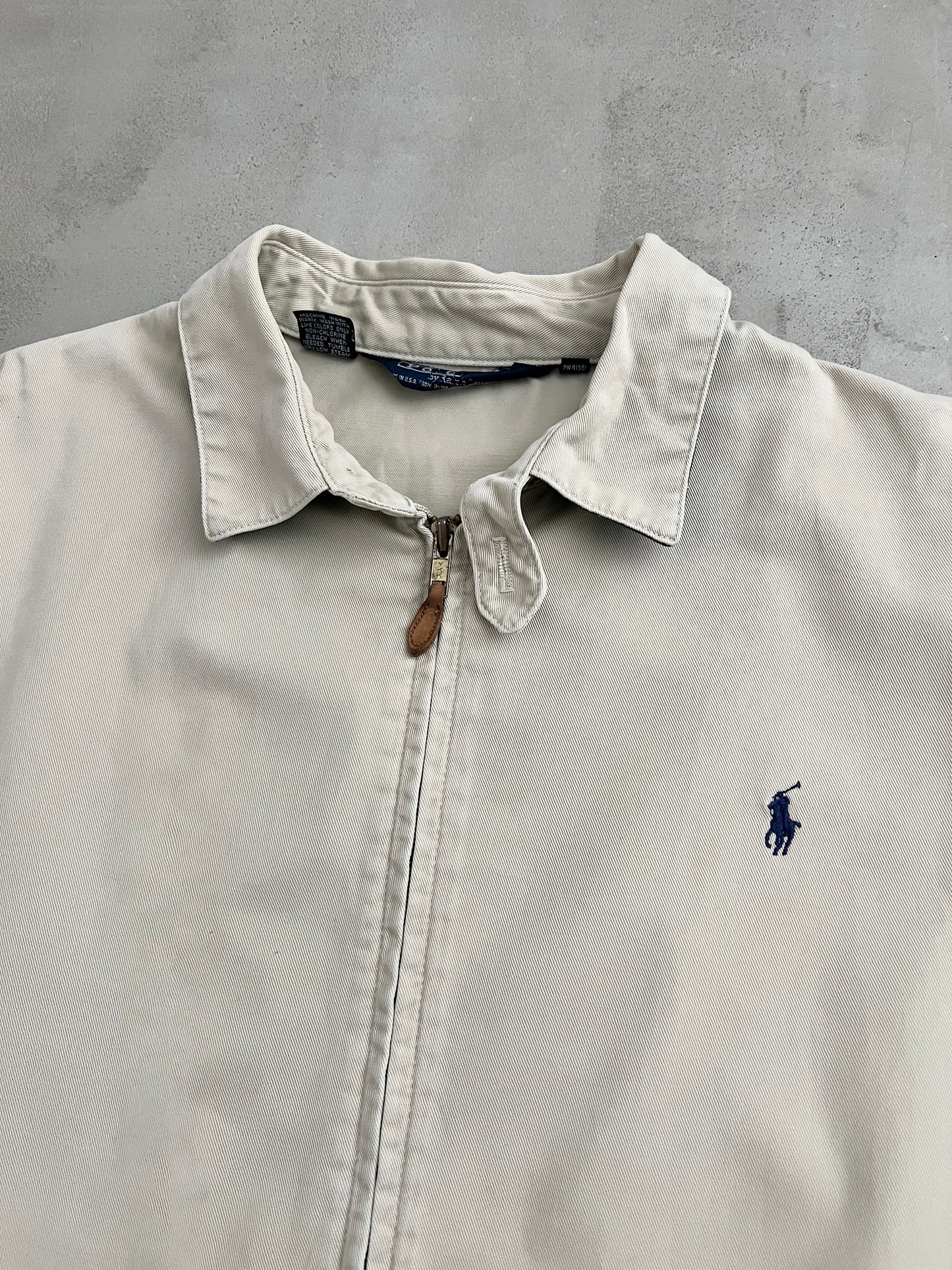CREME POLO RALPH LAUREN JACKET - 2000S - XL