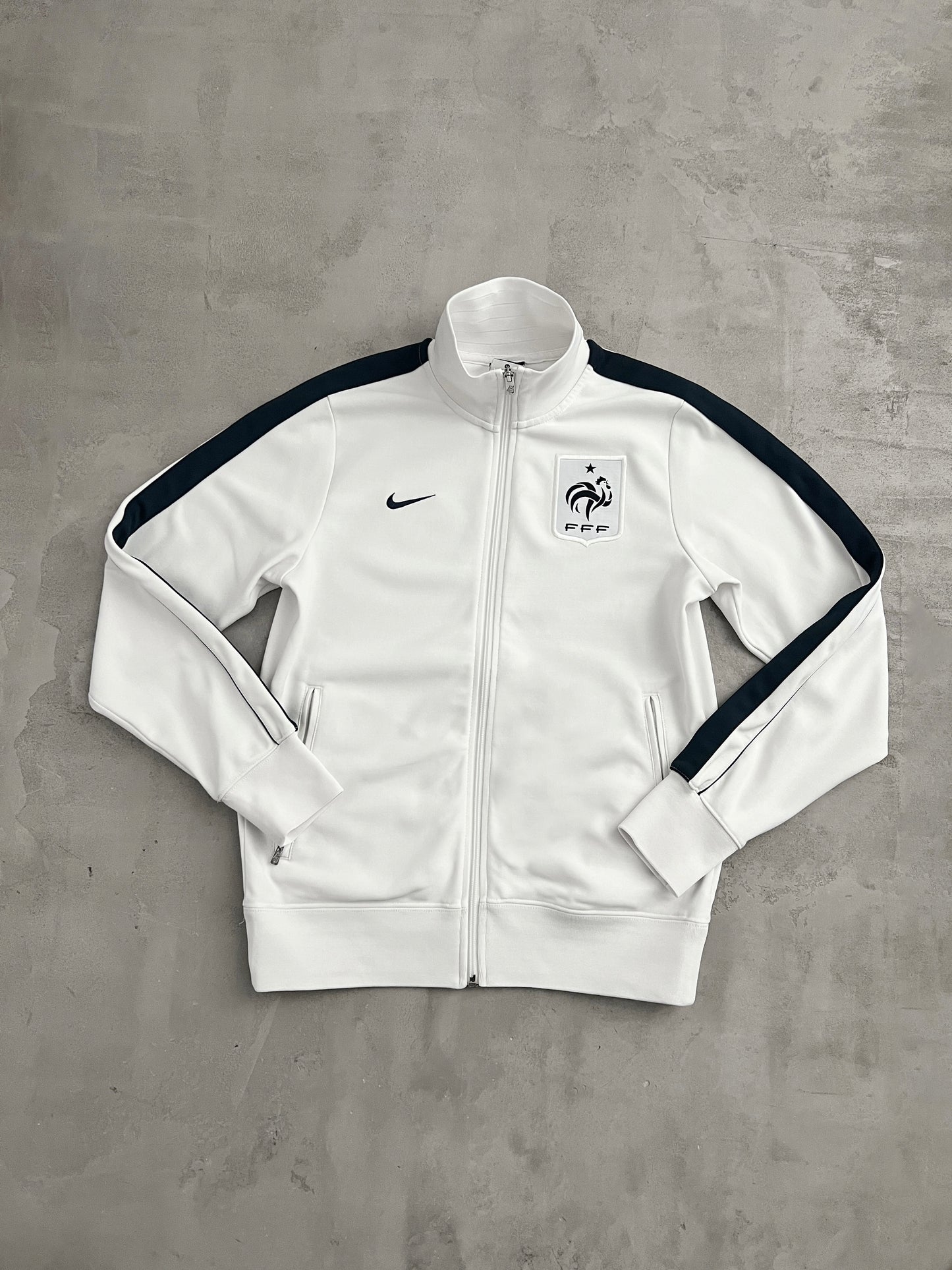 WHITE FRANCE NIKE TRACK JACKET - 2000S - M/S