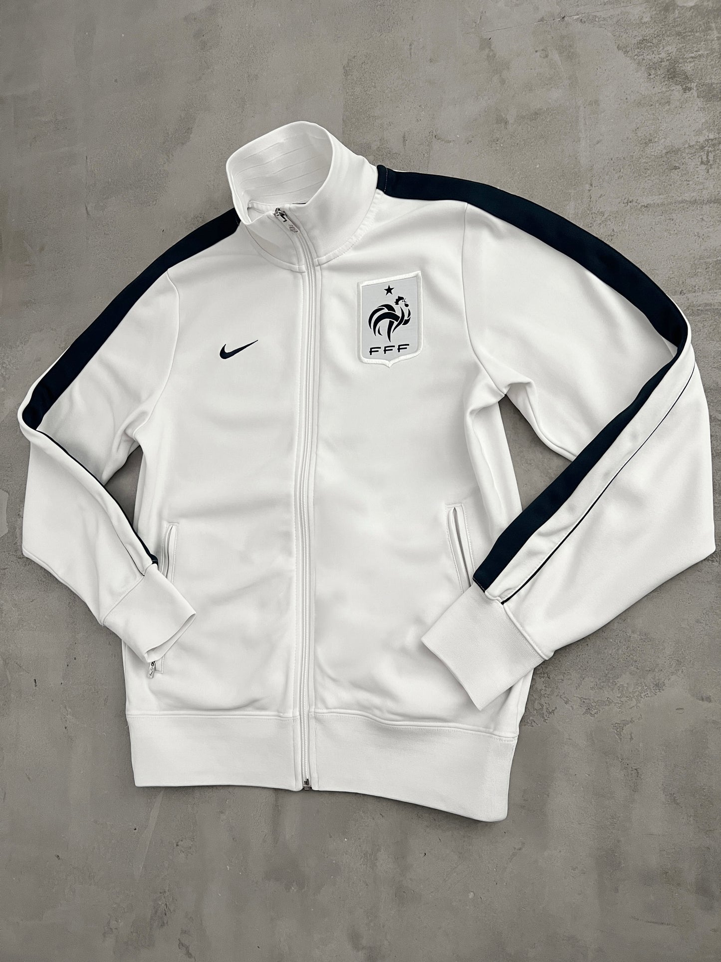 WHITE FRANCE NIKE TRACK JACKET - 2000S - M/S