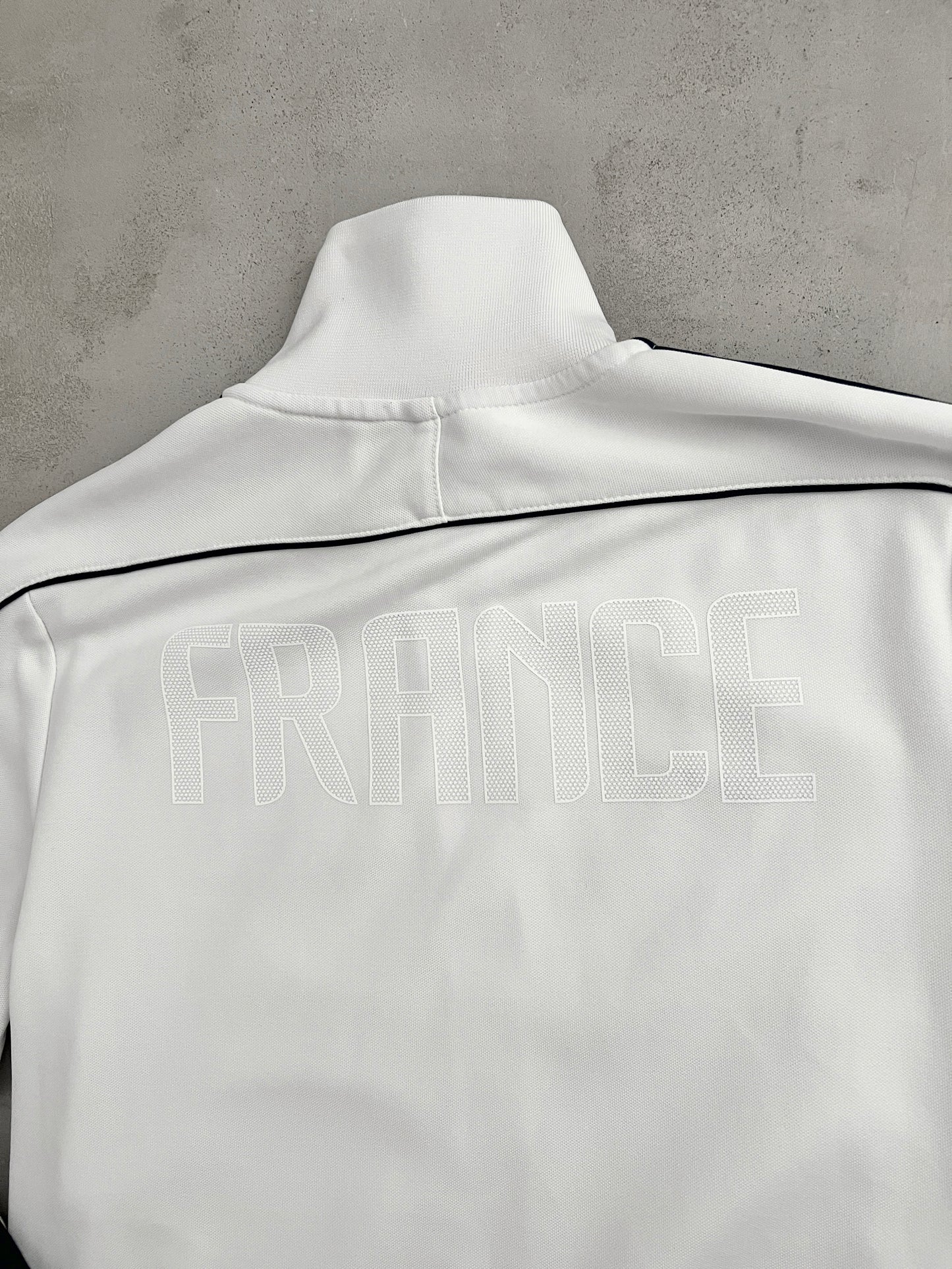 WHITE FRANCE NIKE TRACK JACKET - 2000S - M/S