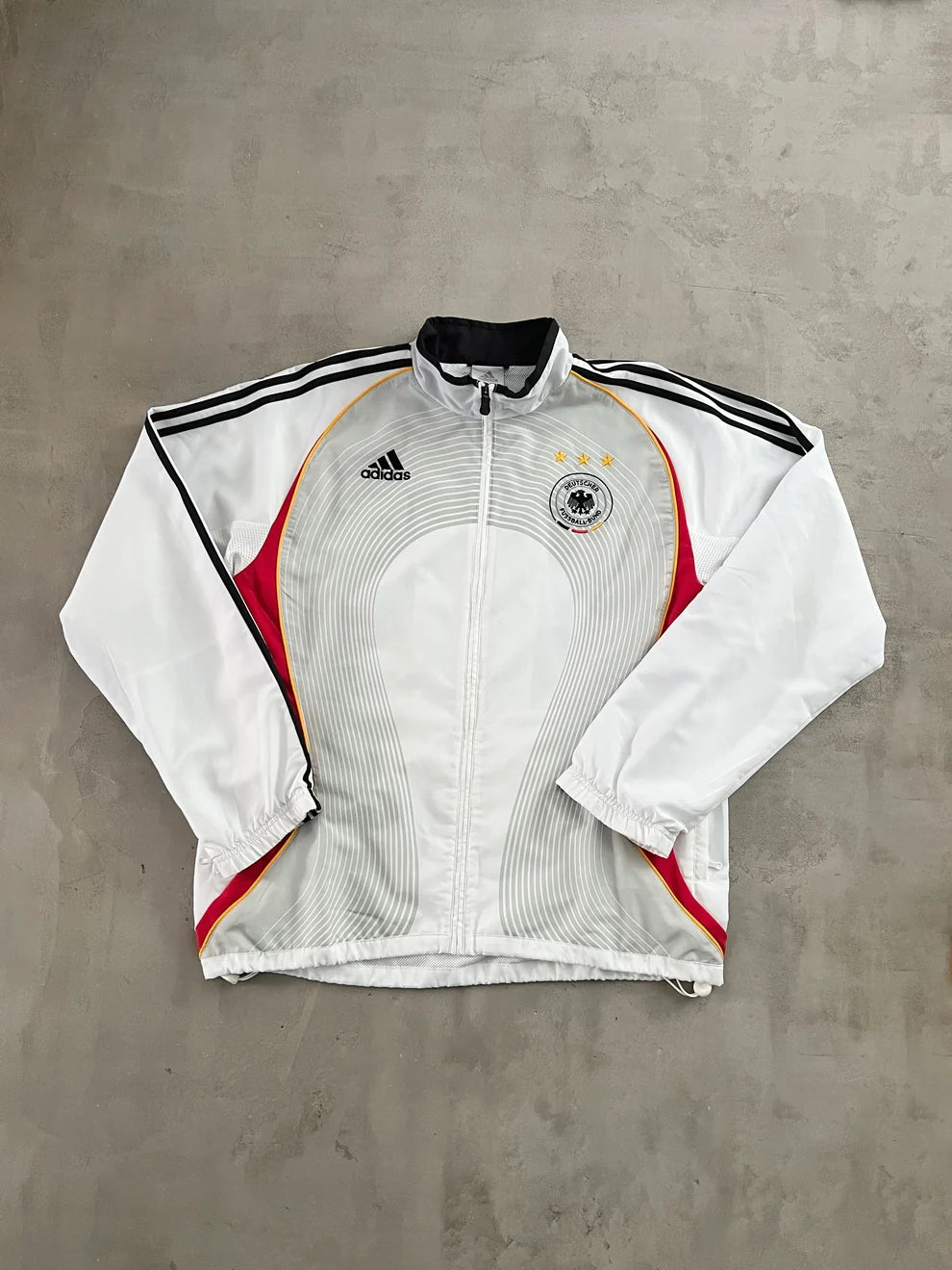 WHITE GERMANY TRACK JACKET - 2000S - XL