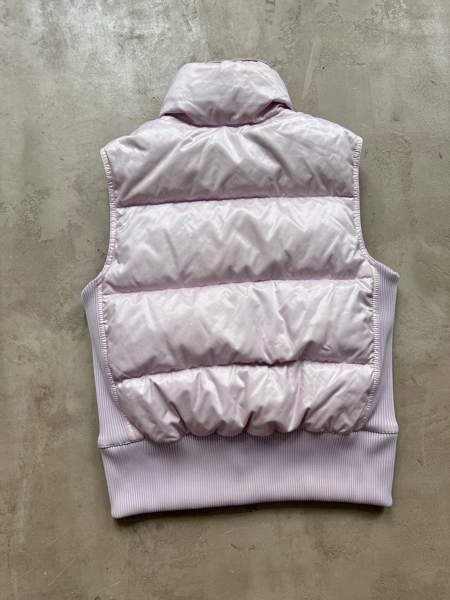 ROSÉ NIKE PUFFER VEST - 2000S - WOMENS S/M
