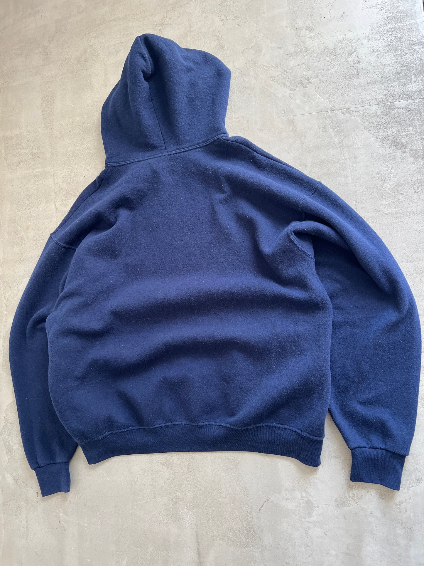 NAVY FORD MUSTANG HOODIE - 1990S - L