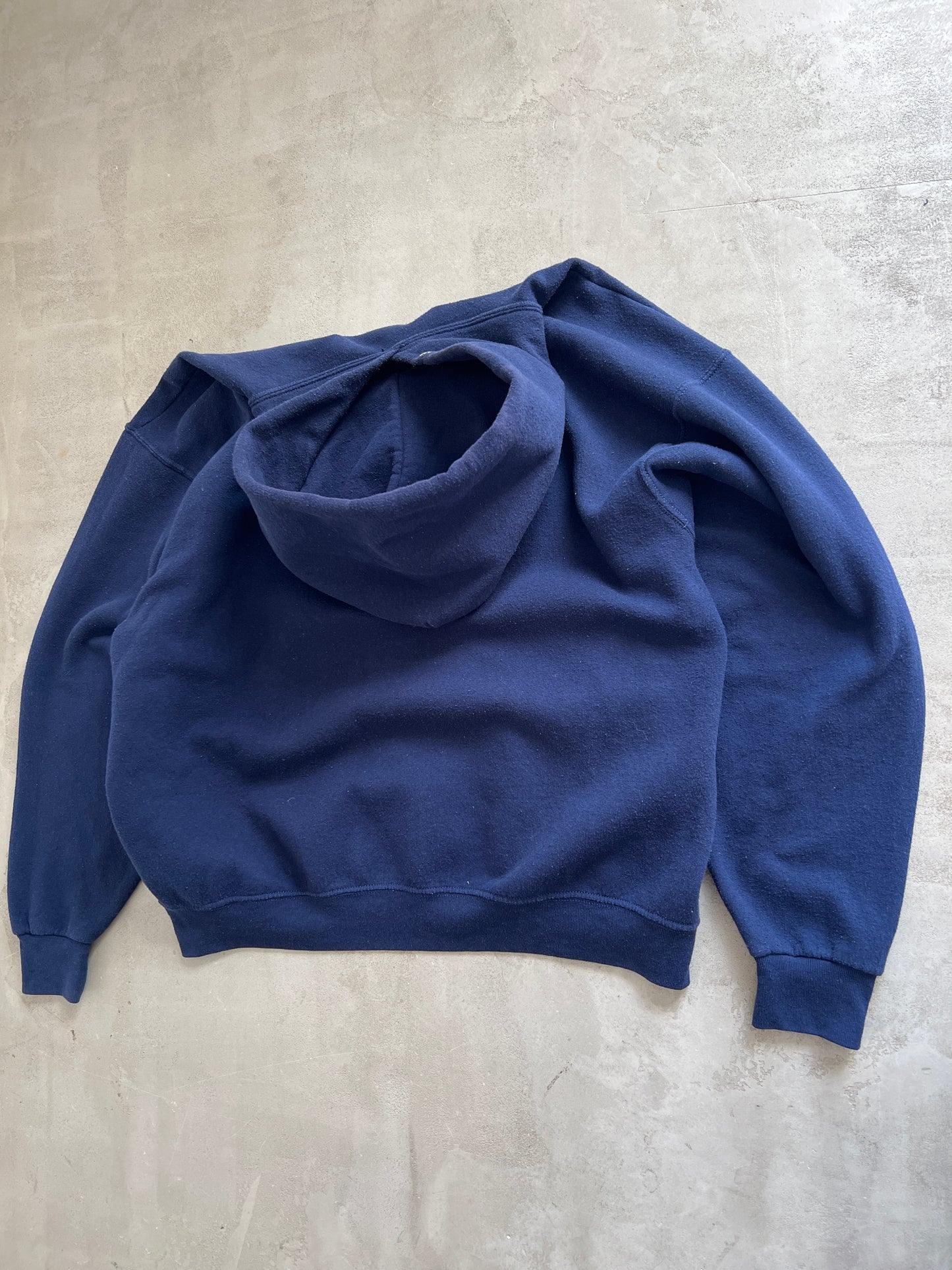NAVY FORD MUSTANG HOODIE - 1990S - L