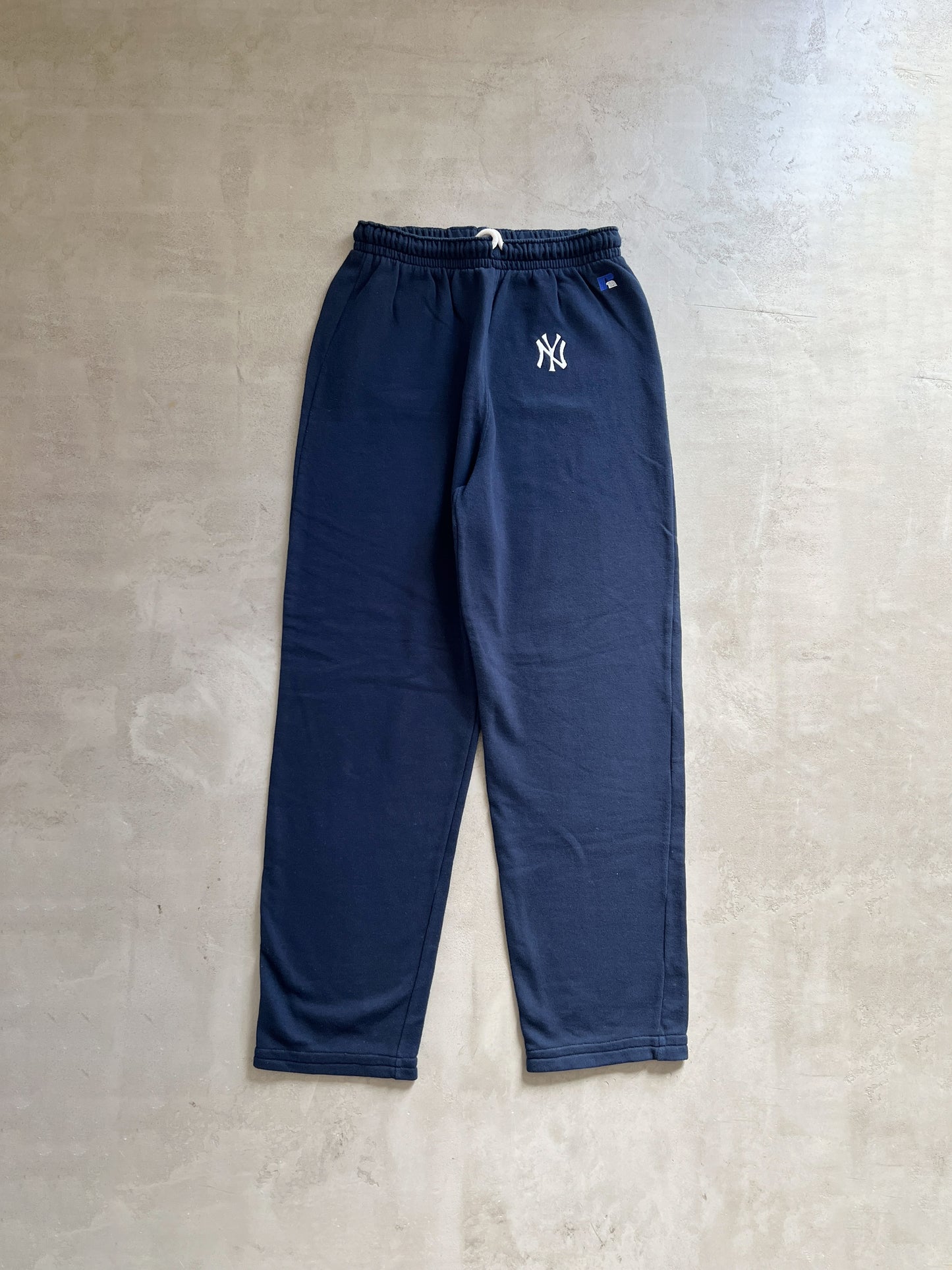 NAVY YANKEES RUSSELL SWEAT PANTS - 2000S - S