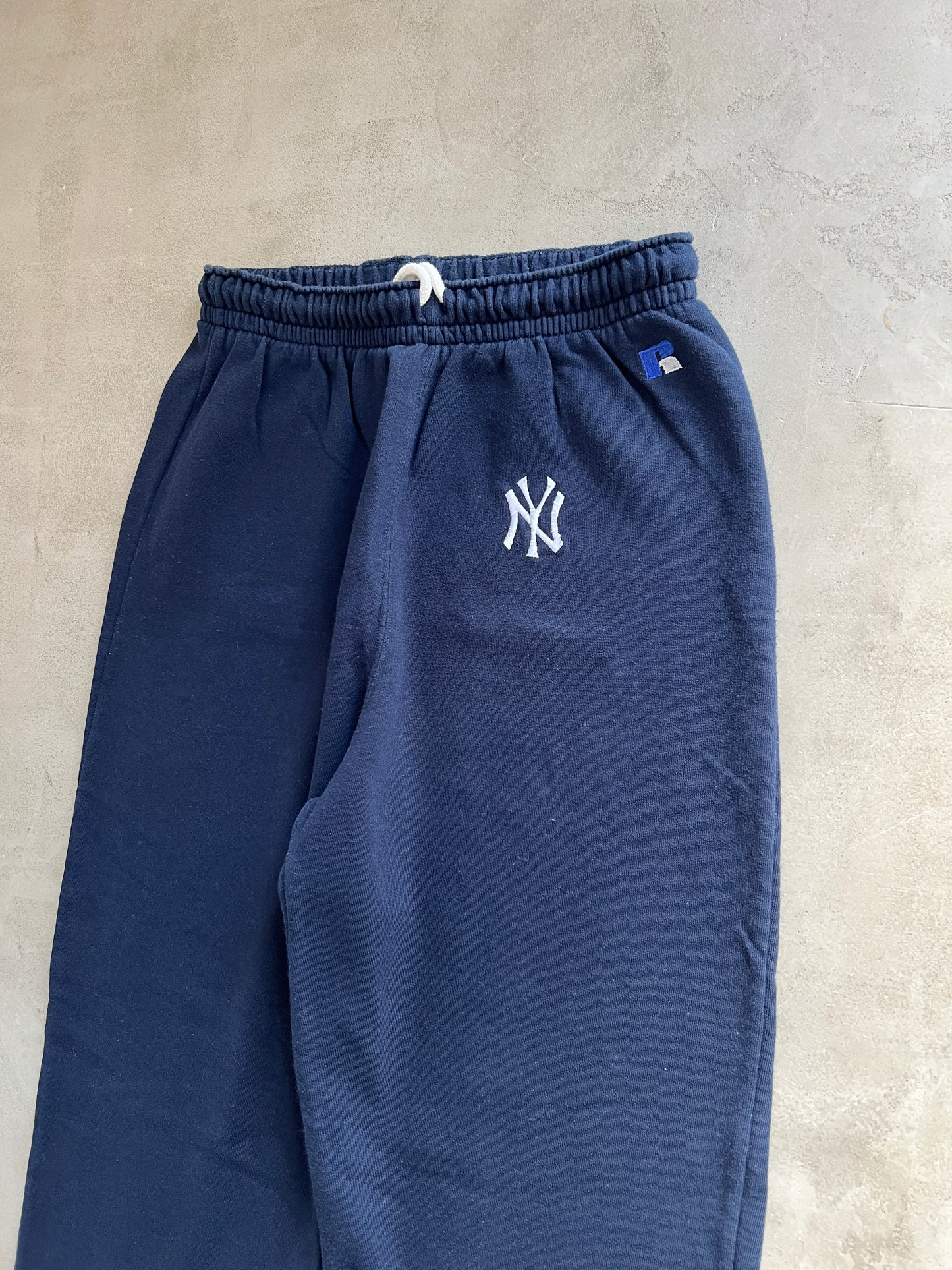 NAVY YANKEES RUSSELL SWEAT PANTS - 2000S - S