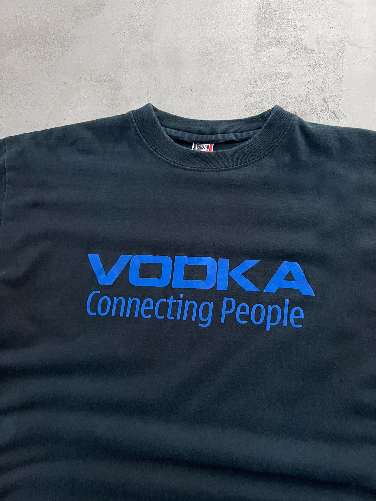 FADED BLACK VODKA TEE - 2000S - L/M