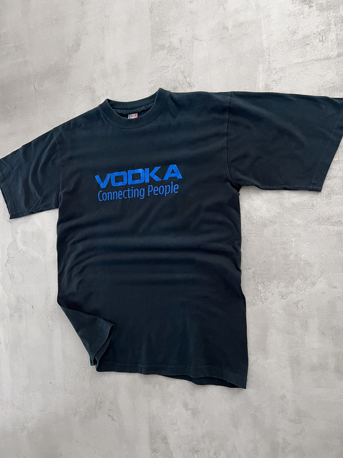 FADED BLACK VODKA TEE - 2000S - L/M