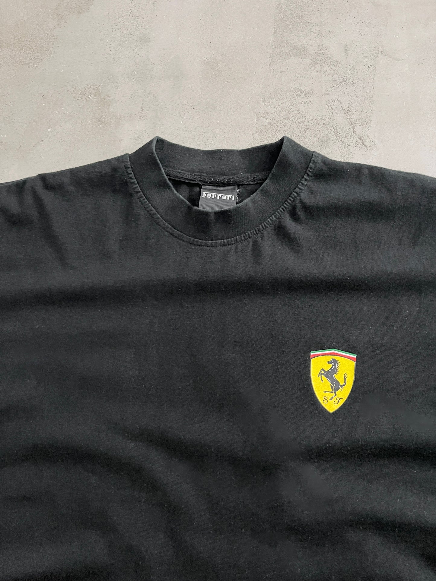BLACK FERRARI TEE - 2002 - L