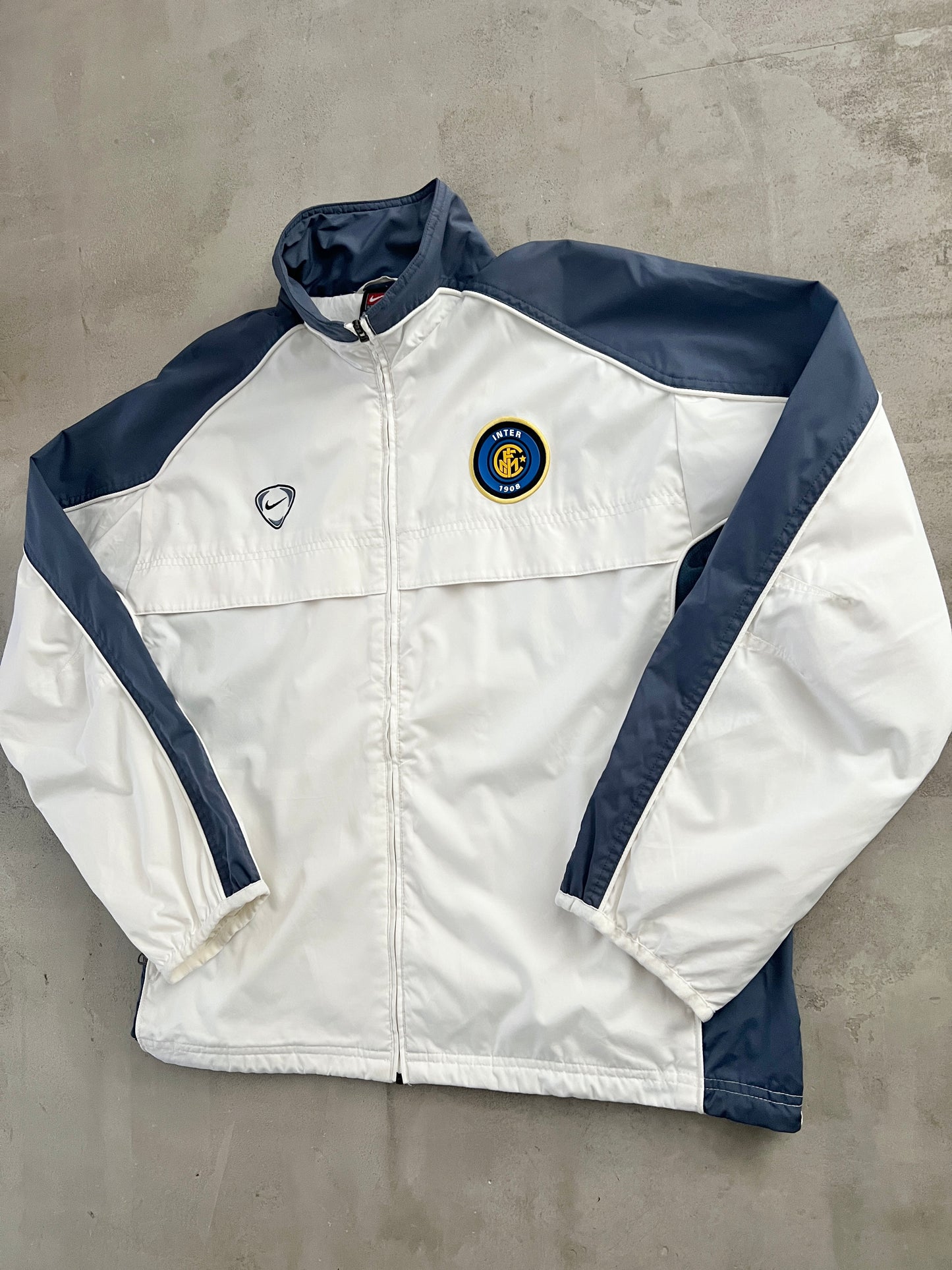 WHITE INTER MILAN NIKE JACKET - 2000S - M
