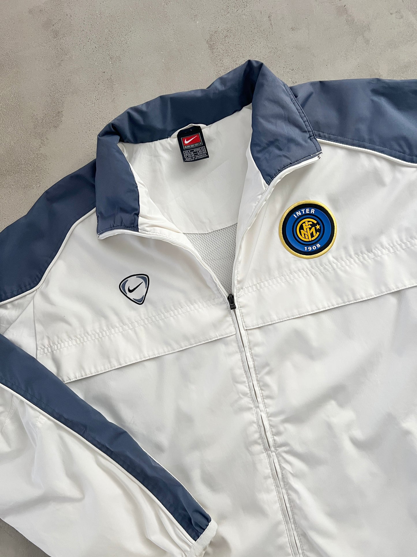 WHITE INTER MILAN NIKE JACKET - 2000S - M