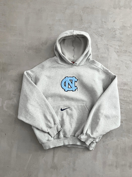 GREY NIKE UNC HOODIE - 1990S - M/S