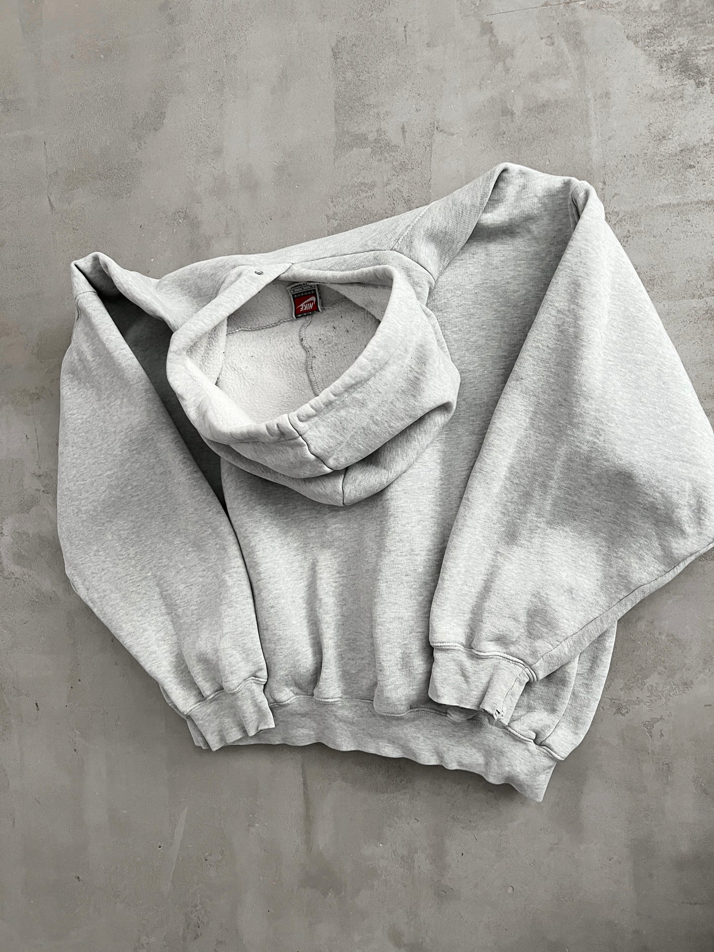 GREY NIKE UNC HOODIE - 1990S - M/S