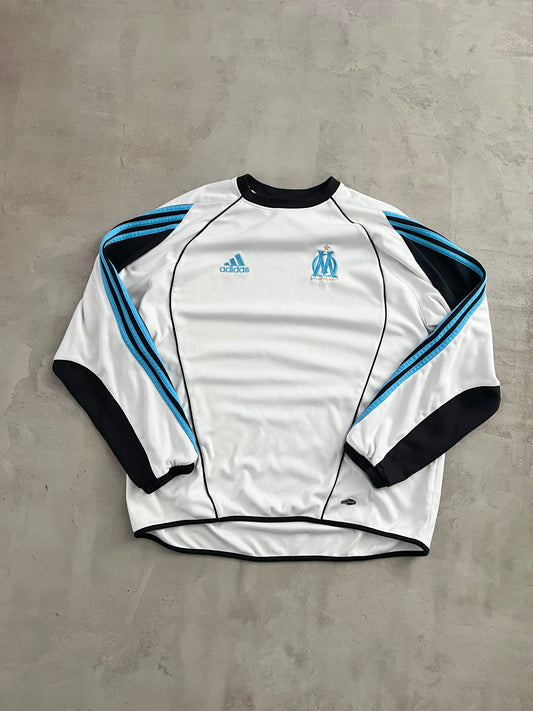 WHITE/BABY BLUE MARSEILLE SWEATER - 2000S - L