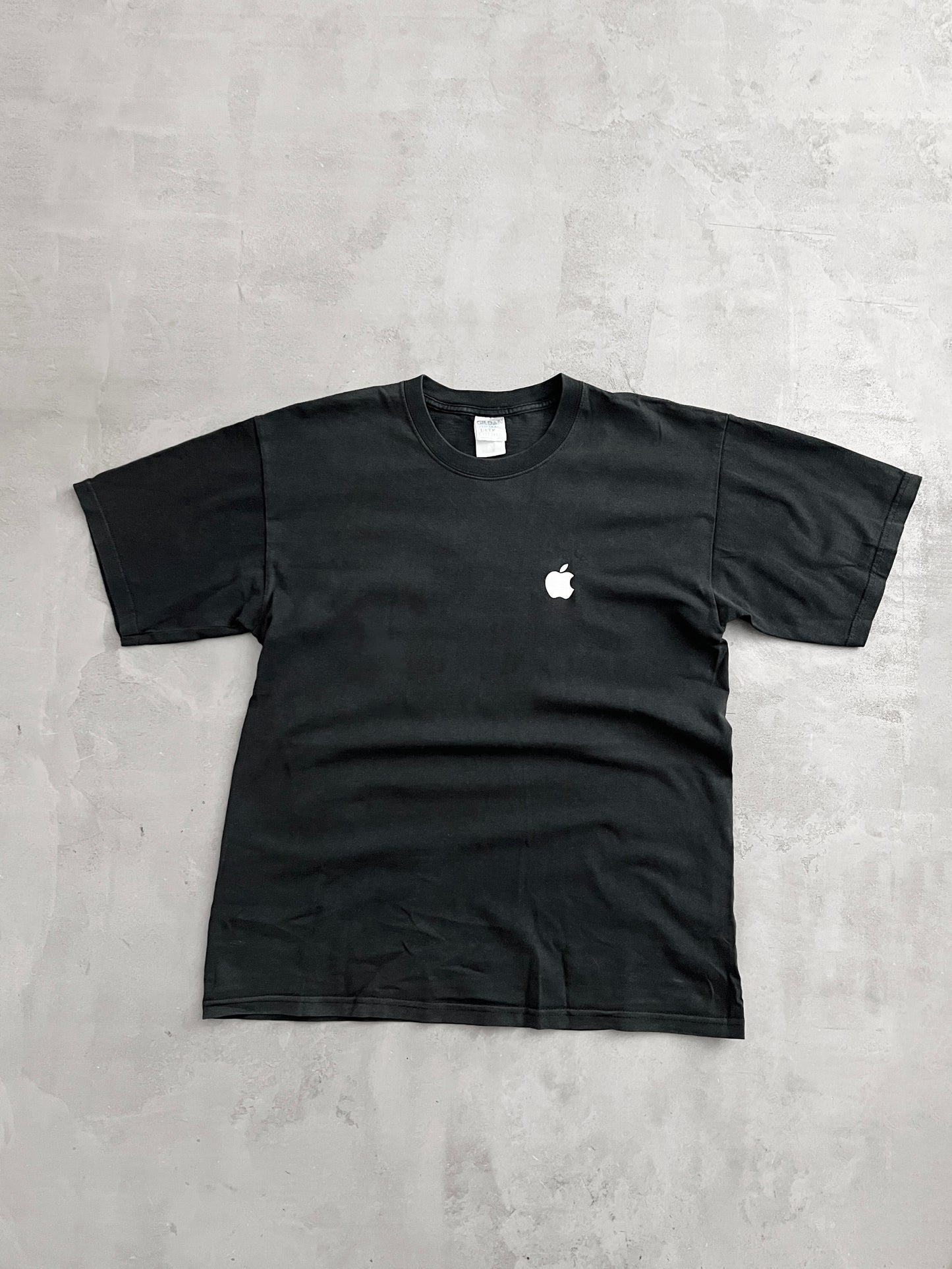 BLACK APPLE X PROMO TEE - 2000S - L