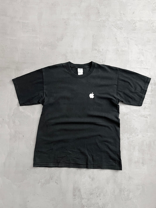 BLACK APPLE X PROMO TEE - 2000S - L